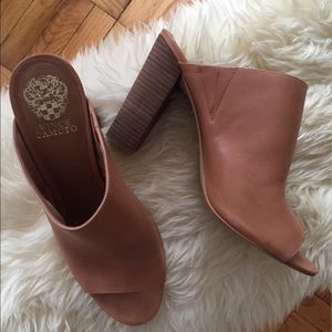 Vince Camuto Vestata Leather open toe mule